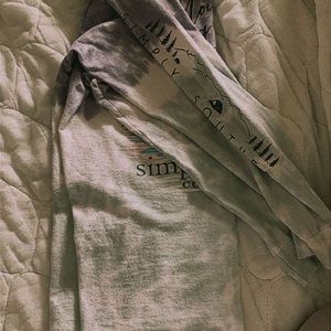 Two simplify southern shirts, both brand new, tiedie shirt has been worn twice,